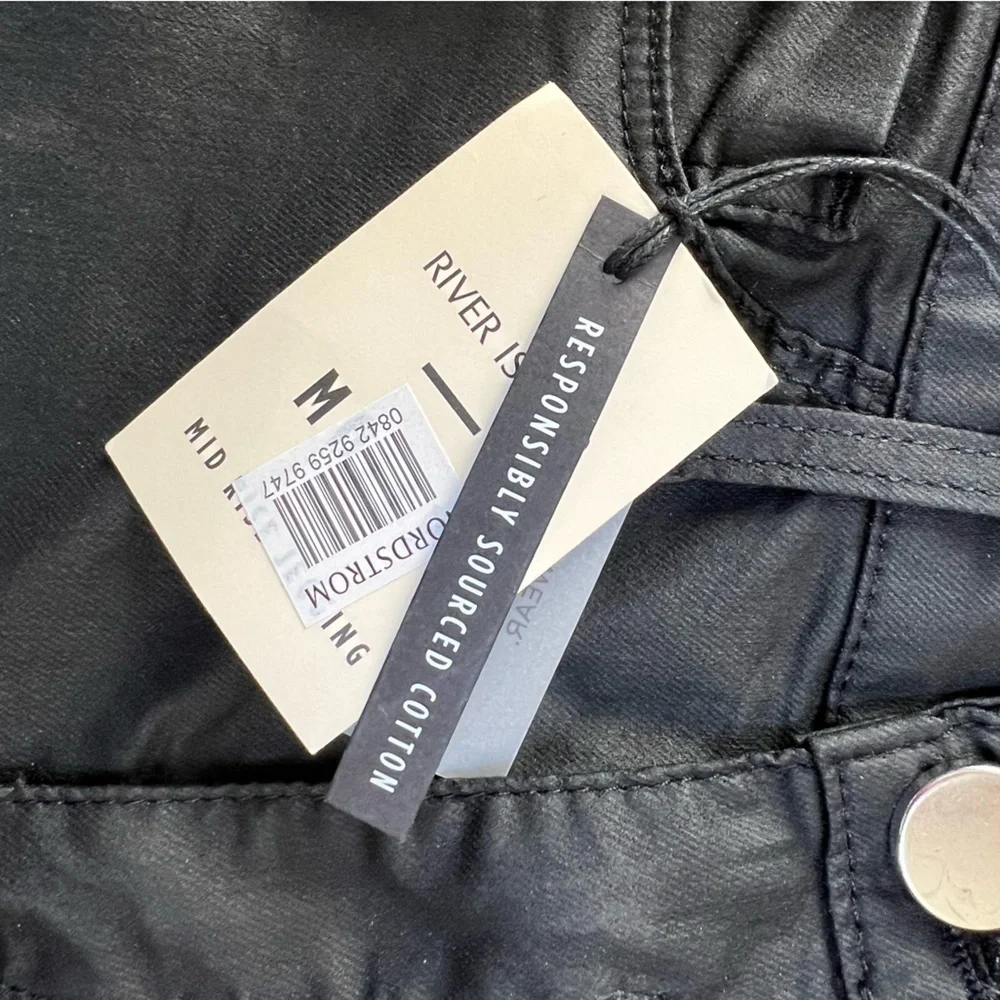 River Island Molly Midrise Coated Jegging - Picture 12 of 16